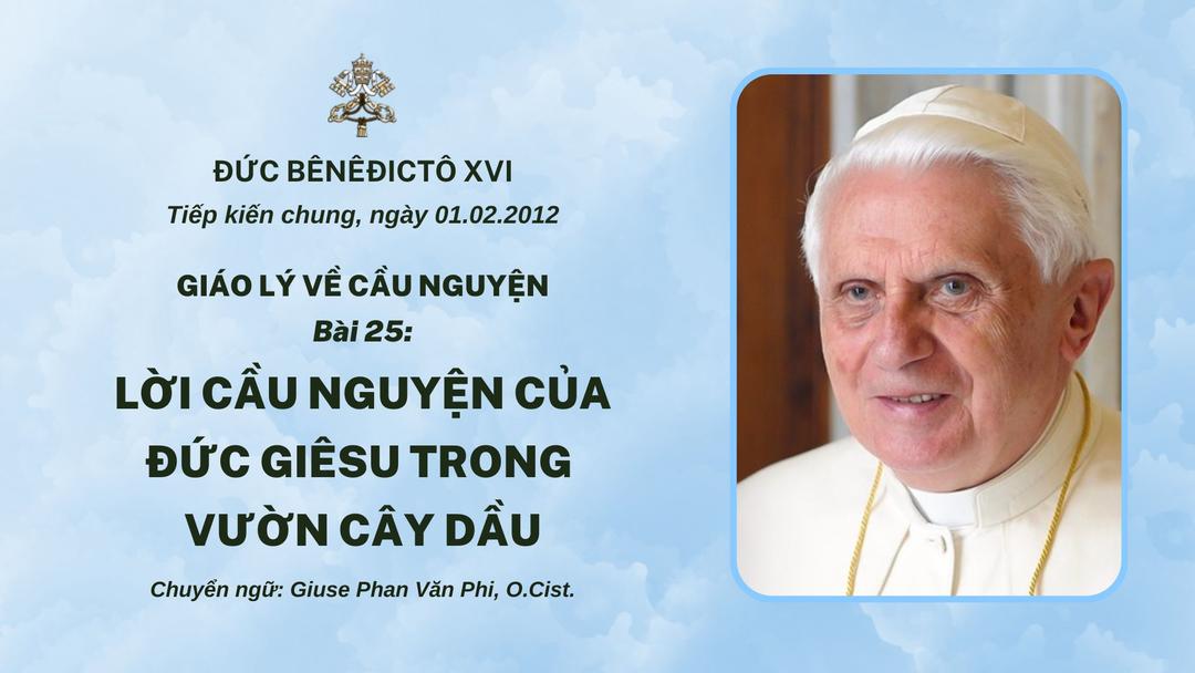Bài 25: Lời cầu nguyện của Đức Giêsu trong vườn Cây Dầu