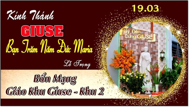 GX Đức Tin: Lễ Thánh Giuse - Bổn mạng Lm Chánh xứ và Giáo khu Giuse