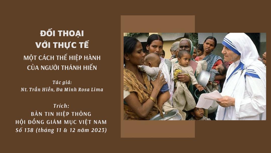 Đối thoại với thực tế - Một cách thế hiệp hành của người thánh hiến