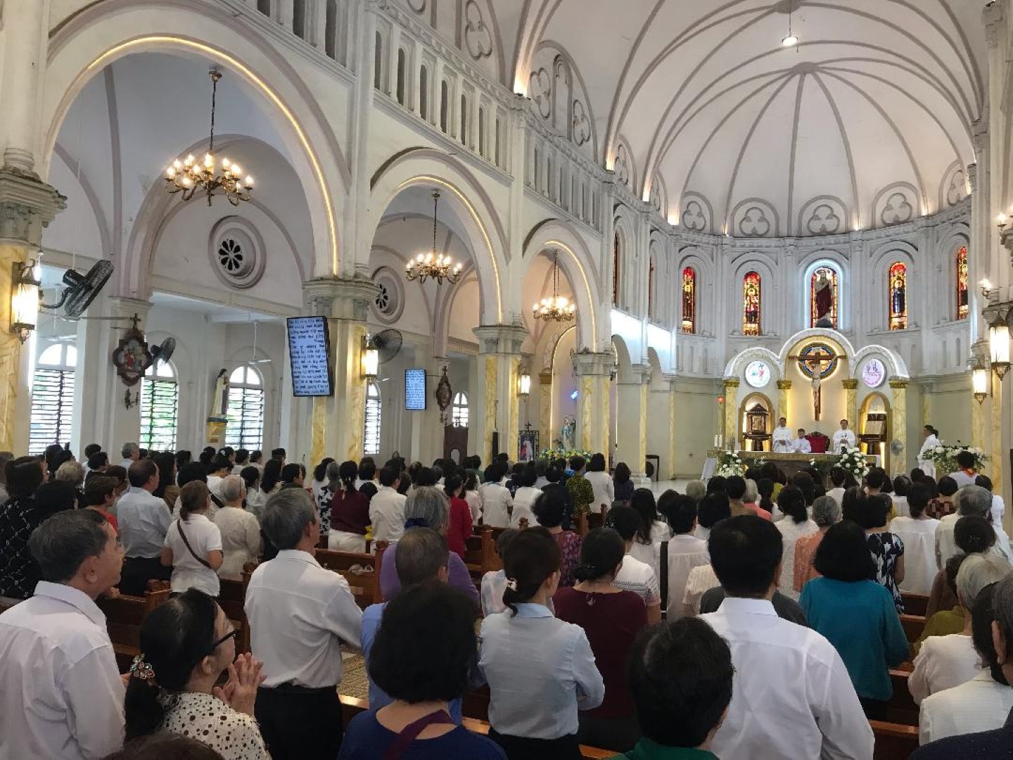 Giáo hạt Phú Nhuận hành hương Năm Thánh tại nhà thờ Chợ Quán
