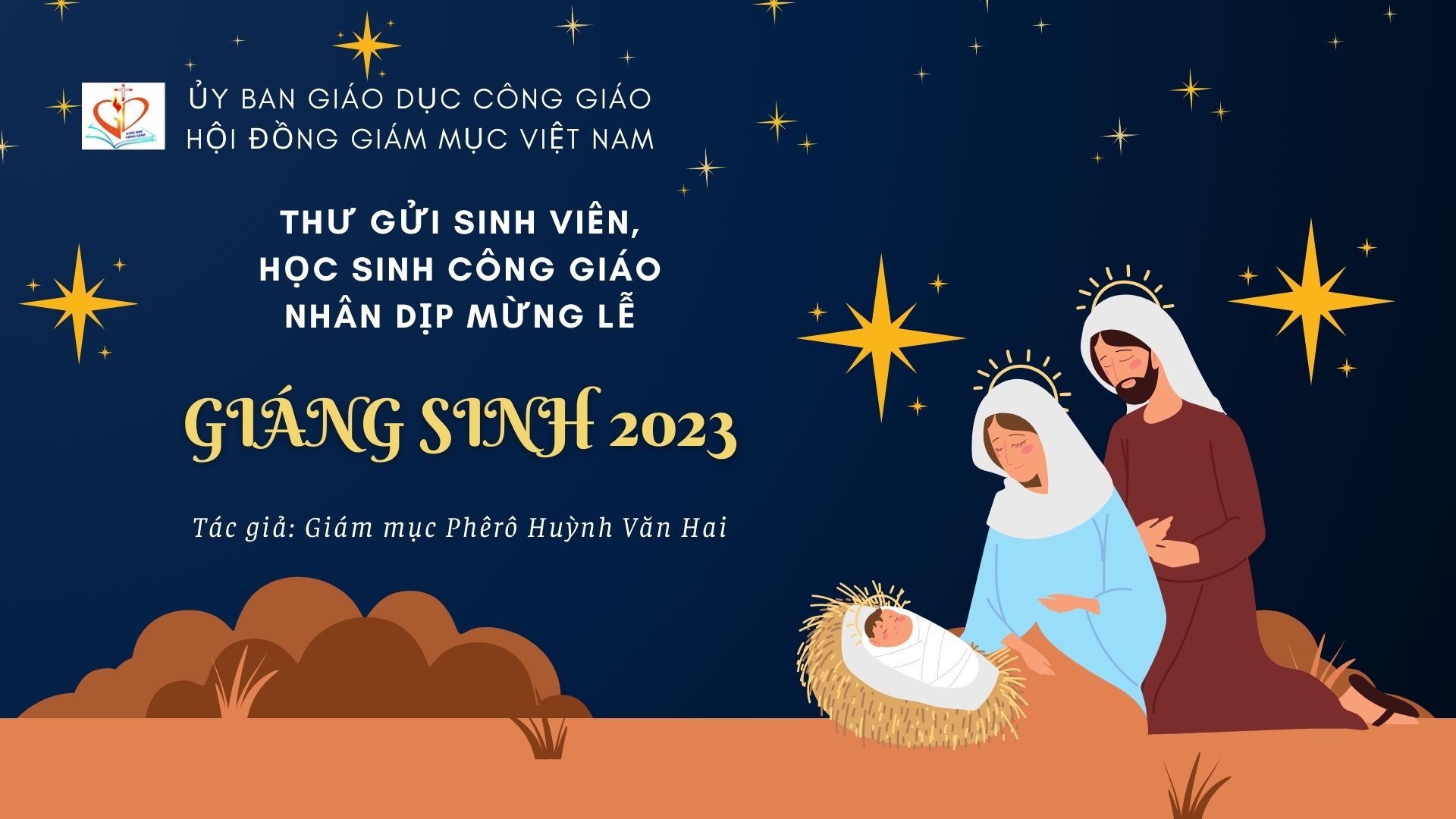 Thư gửi sinh viên, học sinh Công giáo nhân dịp mừng lễ Chúa Giáng sinh 2023