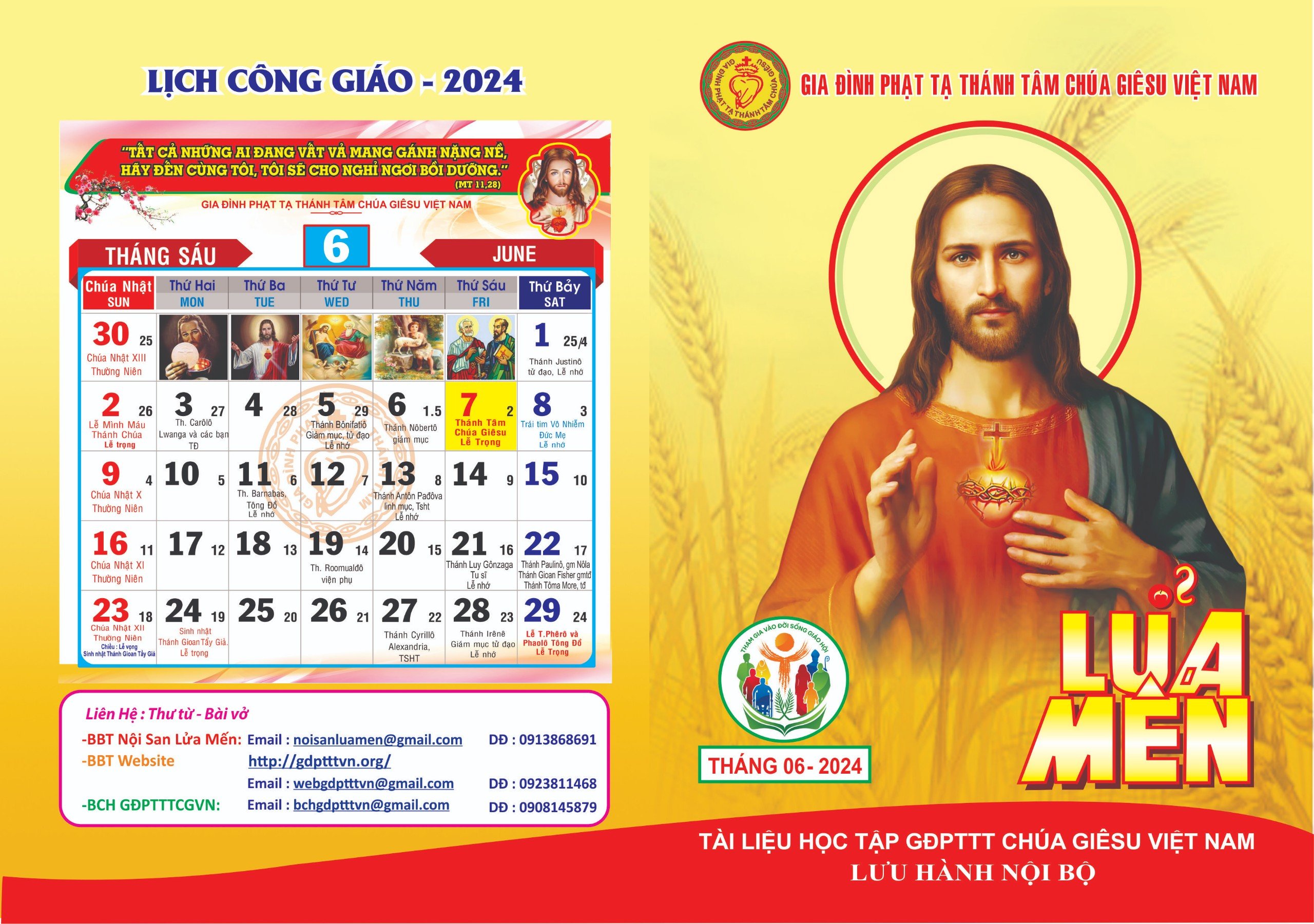 Nội san Lửa Mến tháng 6.2024