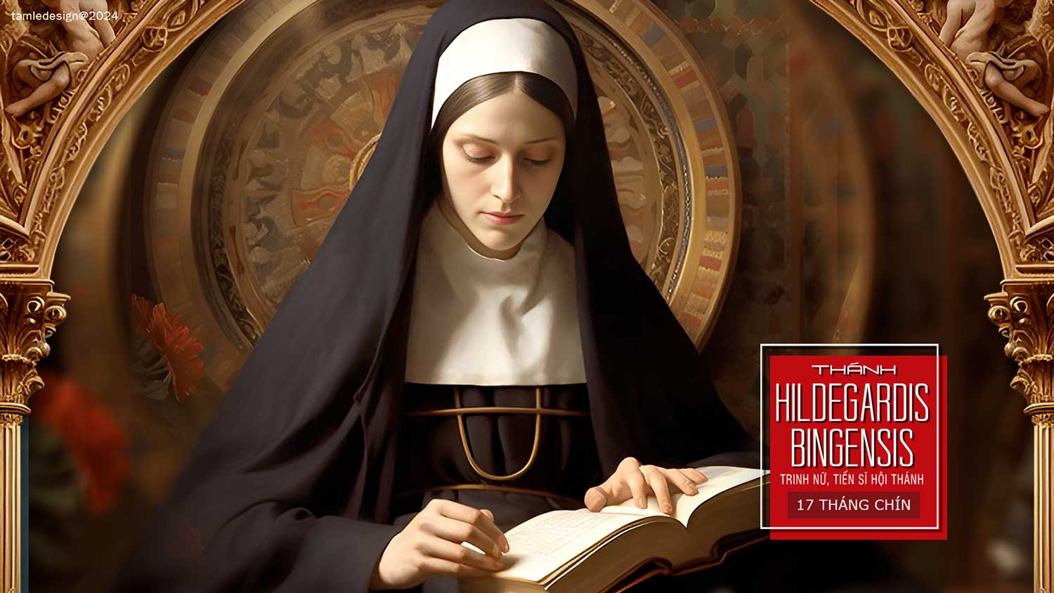 Ngày 17/09: Thánh nữ Hildegard Von Bingen, tiến sĩ Hội Thánh
