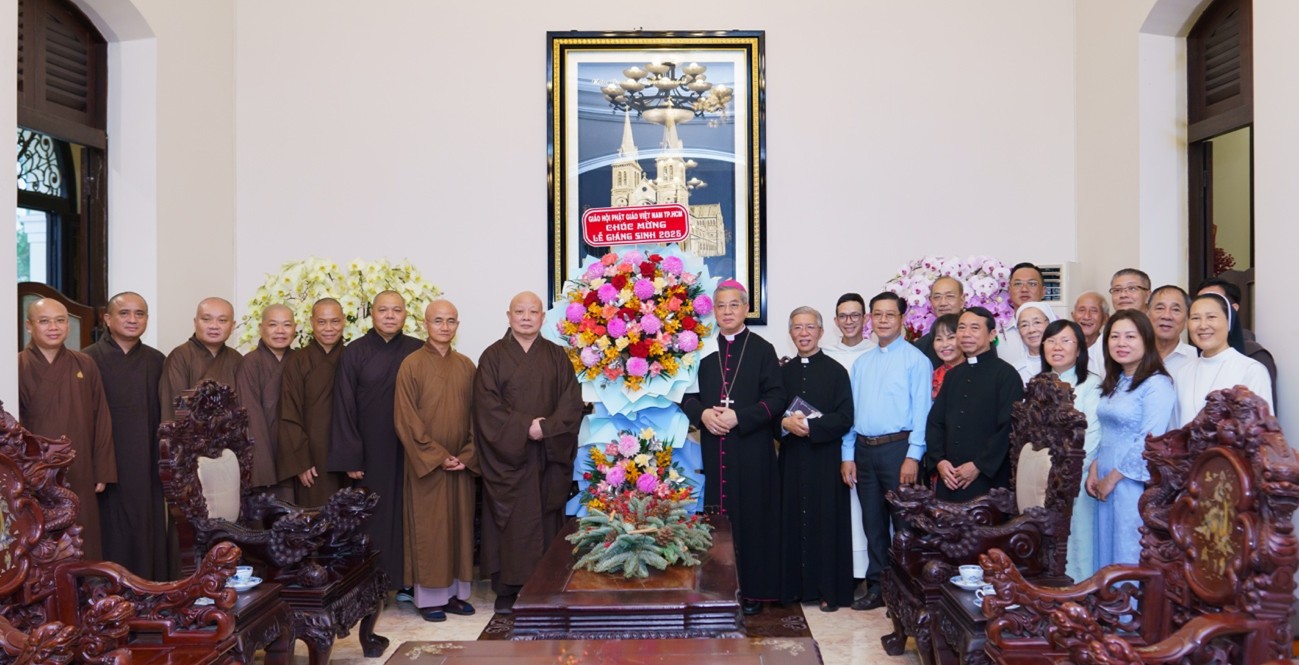 Giáo hội Phật Giáo chúc mừng lễ Giáng Sinh 2025