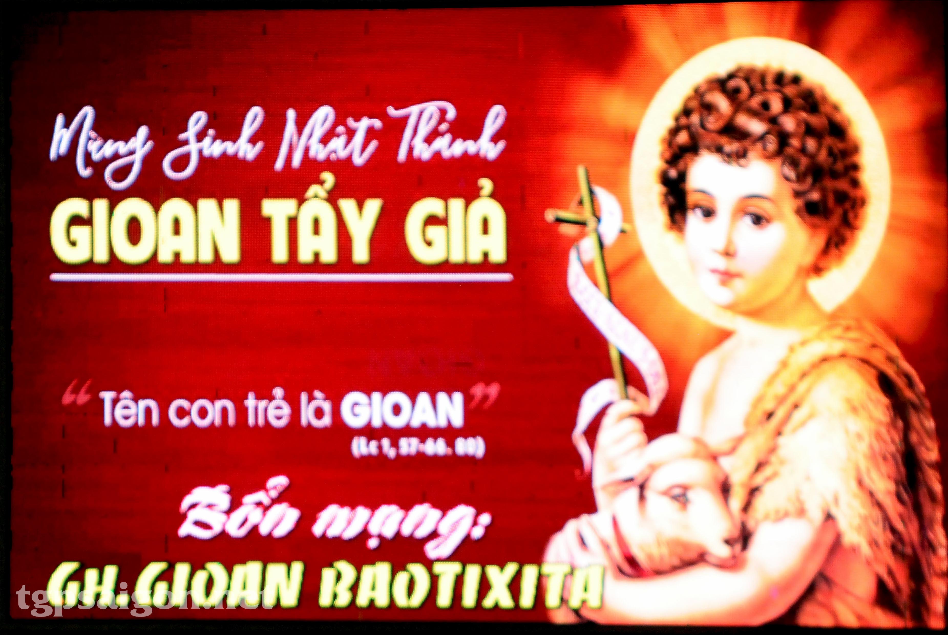 Giáo xứ Tân Phú: Kỷ niệm 60 năm thành lập giáo họ Gioan Baotixita 23-6-2022