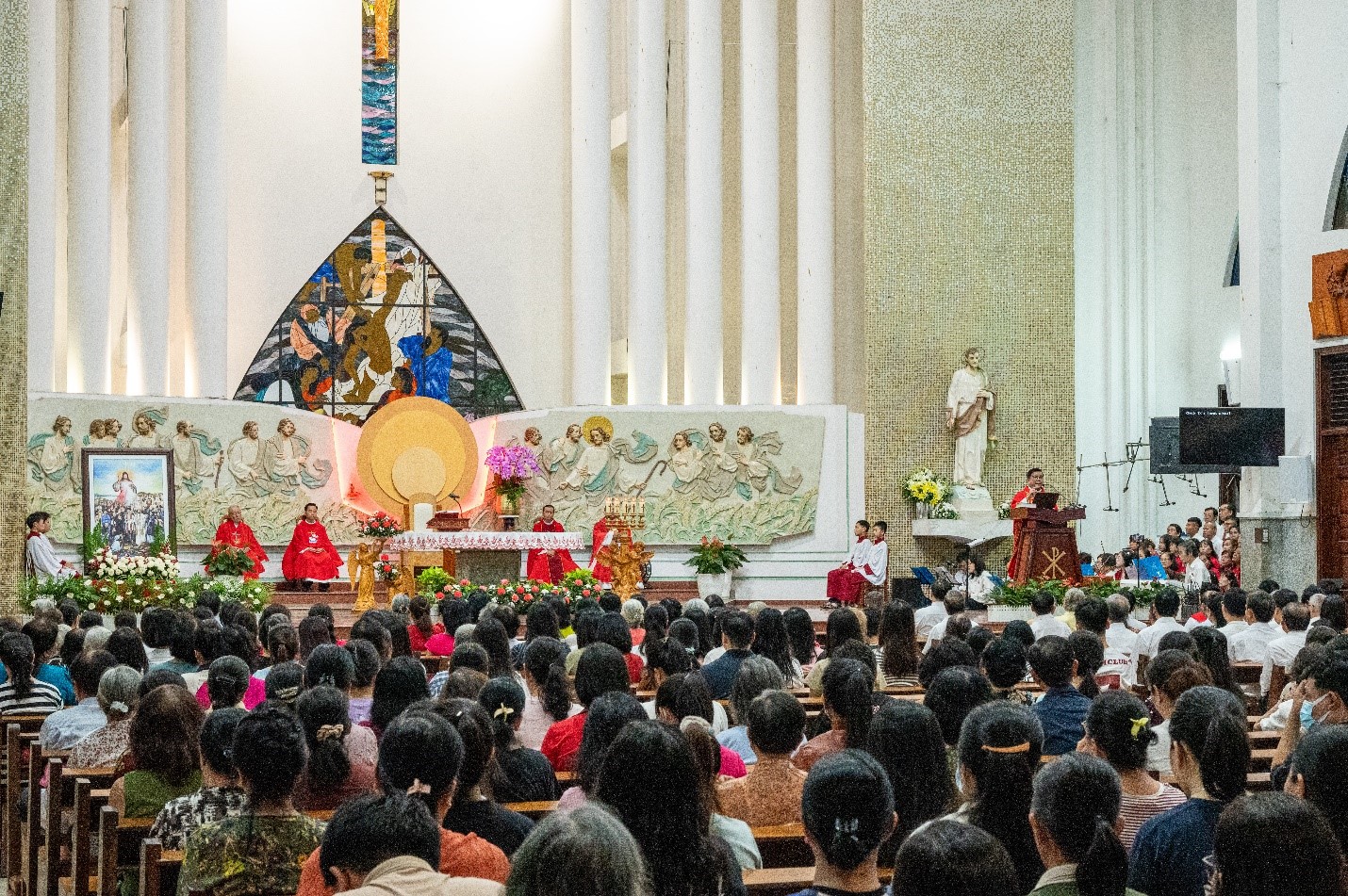 Giáo xứ Tân Phước Mừng lễ Bổn mạng ca đoàn Tình Thương