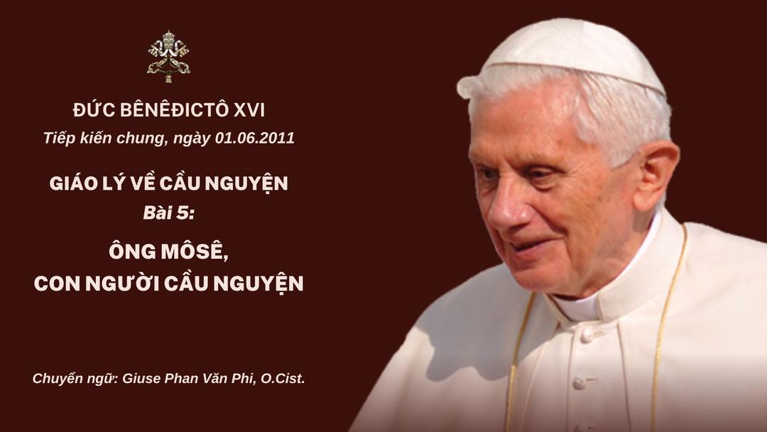 Giáo lý về cầu nguyện của Đức Bênêđictô XVI - Bài 05: Ông Môsê, con người cầu nguyện