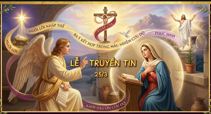 Lễ Truyền Tin - Giữa Mùa Chay trầm lắng, lại có ngày lễ mang sắc thái vui tươi