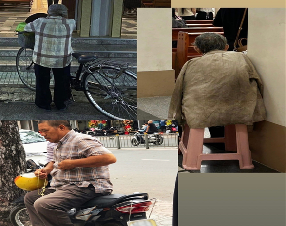 Những bóng lưng nhỏ bé mang một Đức Tin lớn lao