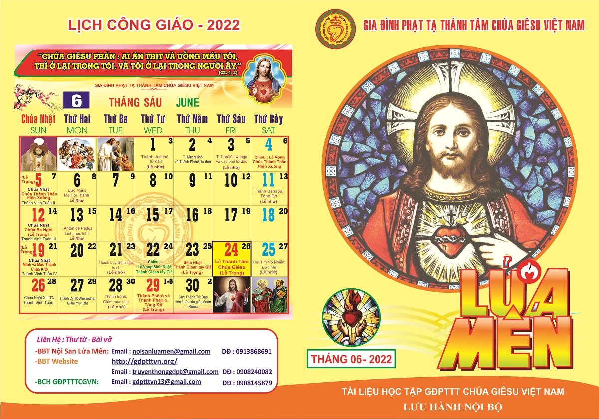 Nội san Lửa Mến tháng 6.2022
