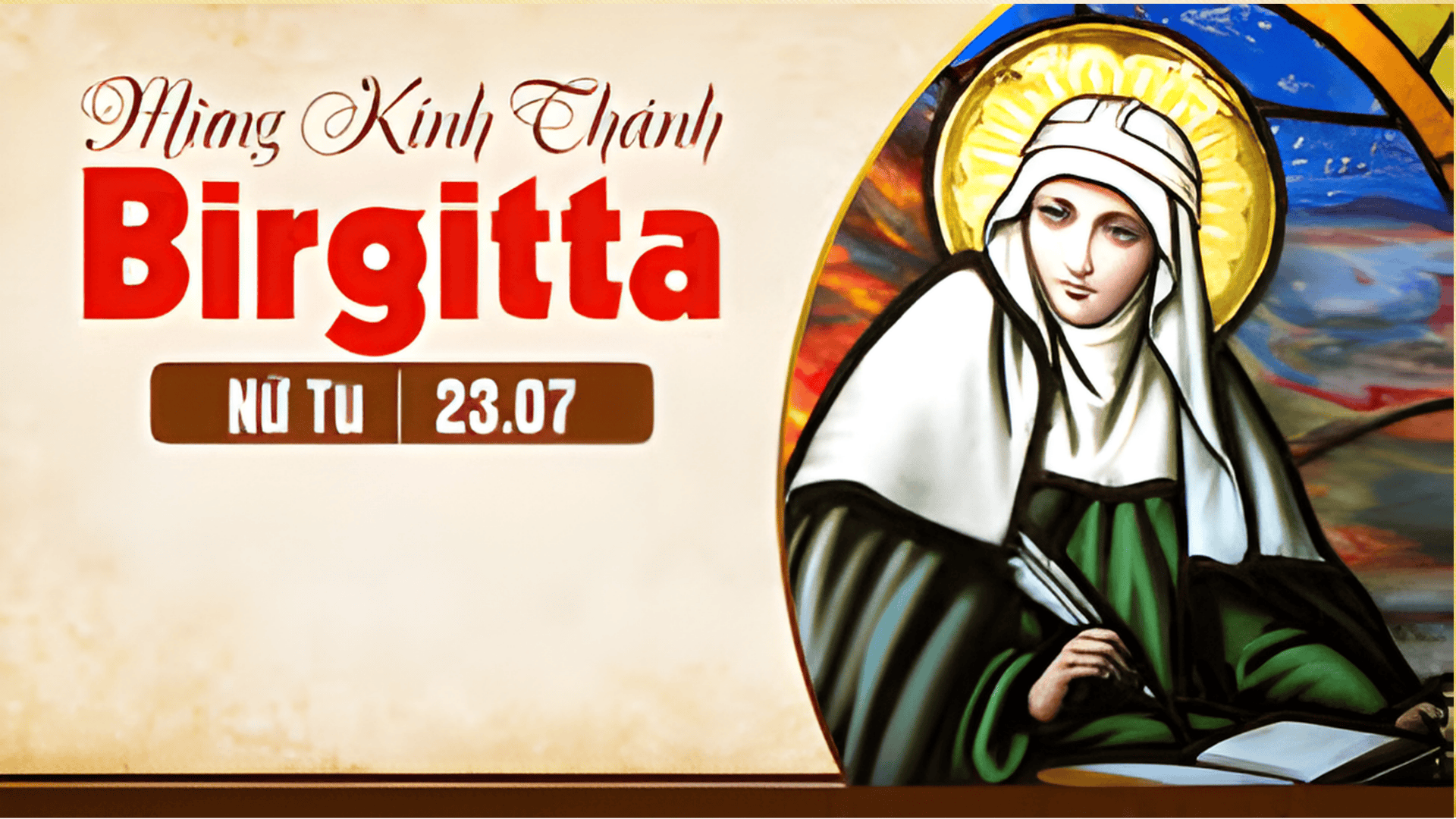 Ngày 23/7: Thánh Brigitta