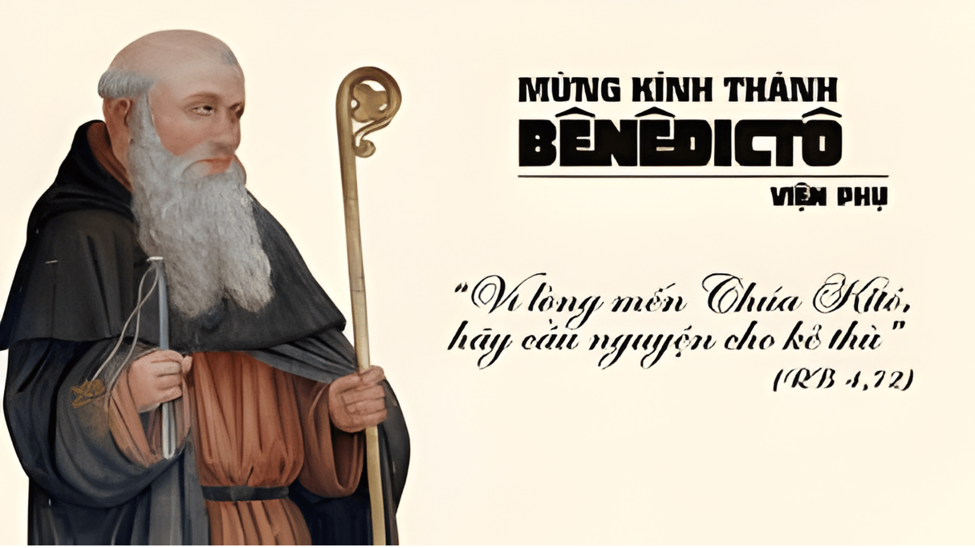 Ngày 11/7: Thánh Biển Đức, tu viện trưởng