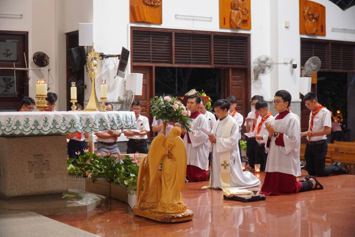 Tĩnh Tâm của Huynh trưởng Giáo xứ Tân Phước