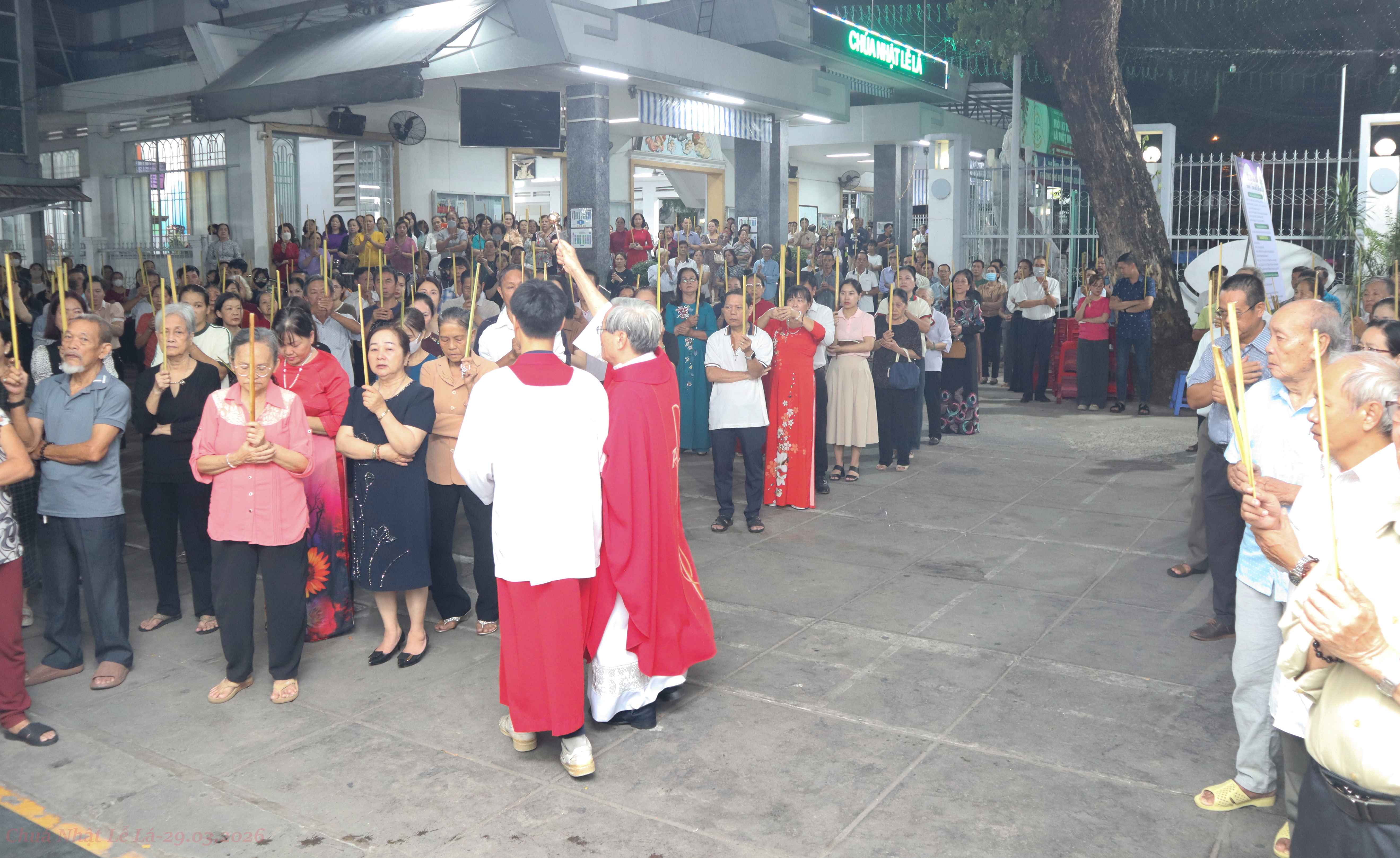 Giáo xứ Nhân Hòa: Thánh lễ Chúa nhật Lễ Lá