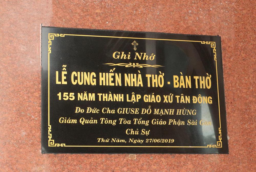Giáo xứ Tân Đông: Kỷ niệm 1 năm Cung hiến Thánh đường ngày 27-6-2020