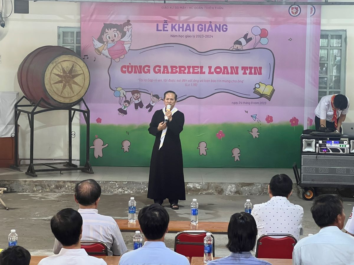 GX Gò mây: Khai giảng năm học Giáo lý, niên khoá 2023-2024