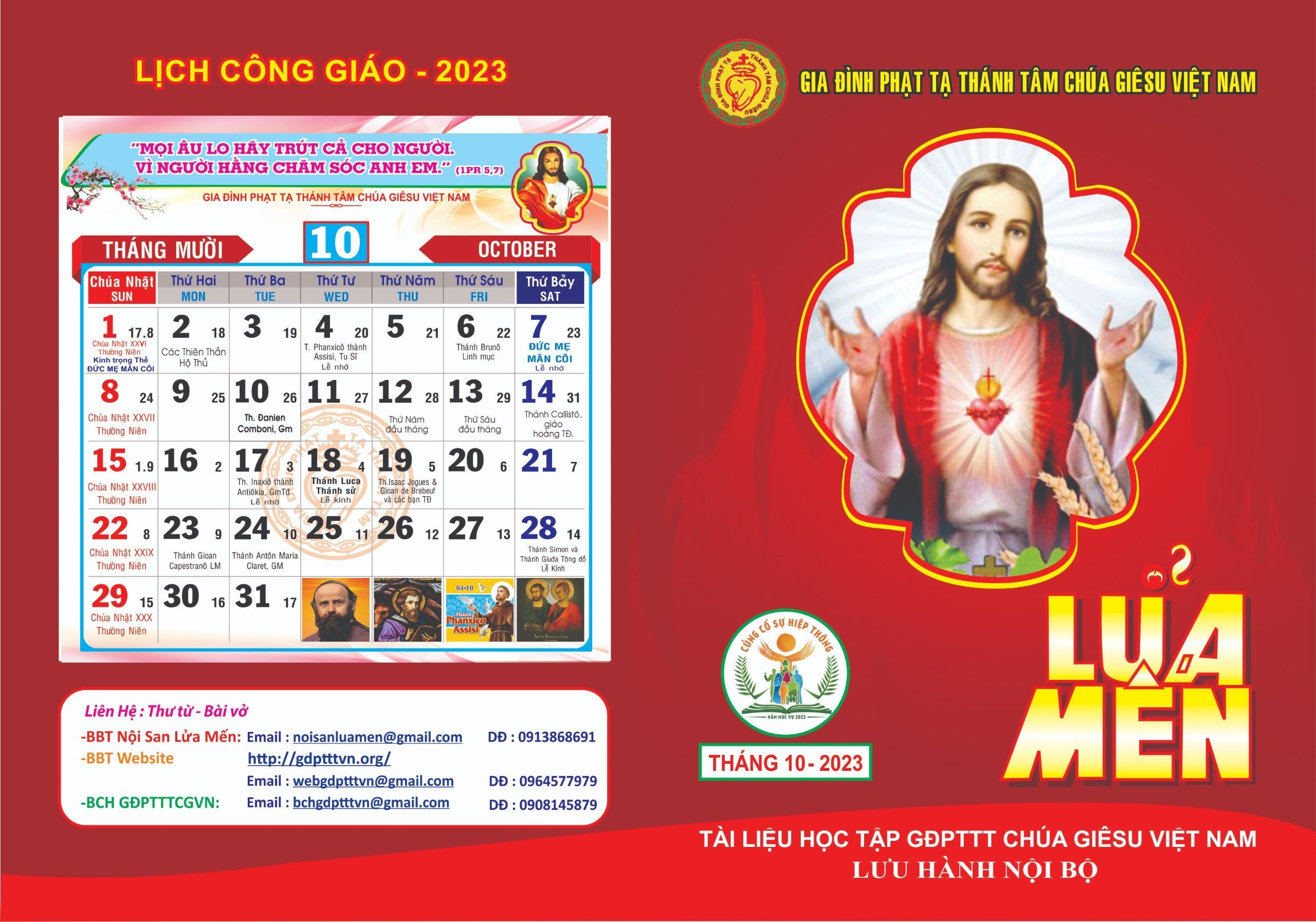 Nội san Lửa Mến tháng 10.2023