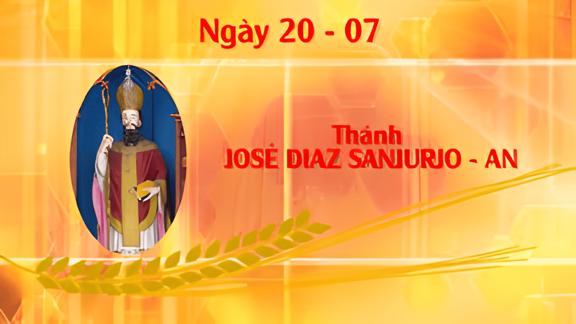 Hạnh Thánh José Diaz Sanjurjo - An, tử đạo ngày 20 tháng 7 năm 1857