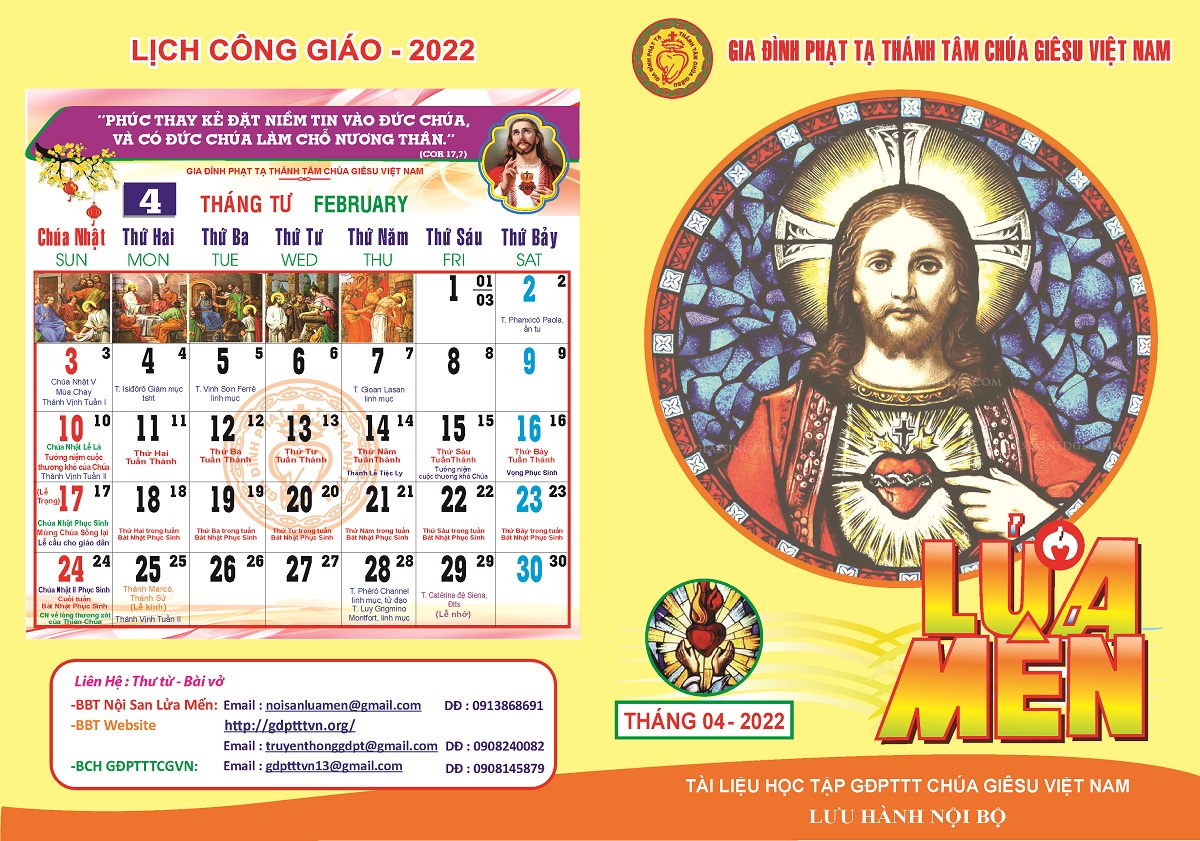 Nội san Lửa Mến tháng 4.2022