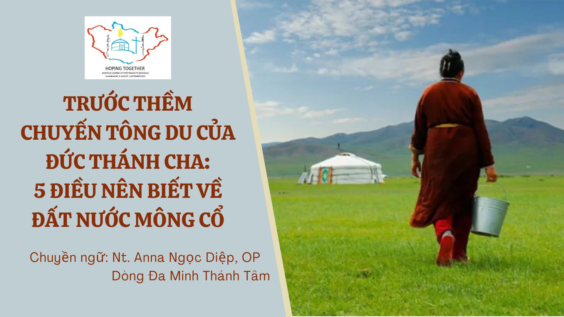 Trước thềm chuyến tông du của Đức Thánh Cha: 5 điều nên biết về đất nước Mông Cổ