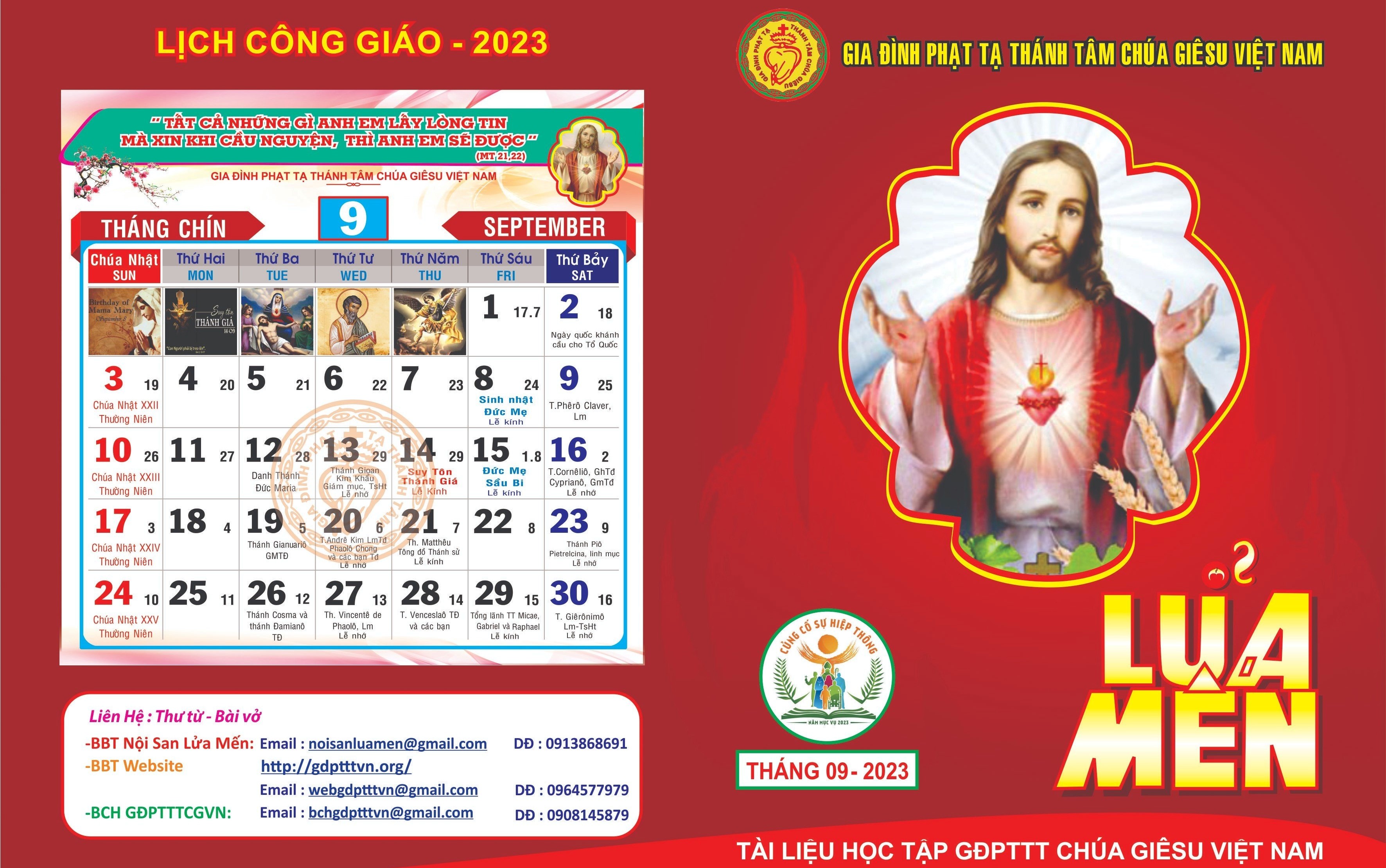 Nội san Lửa Mến tháng 9.2023