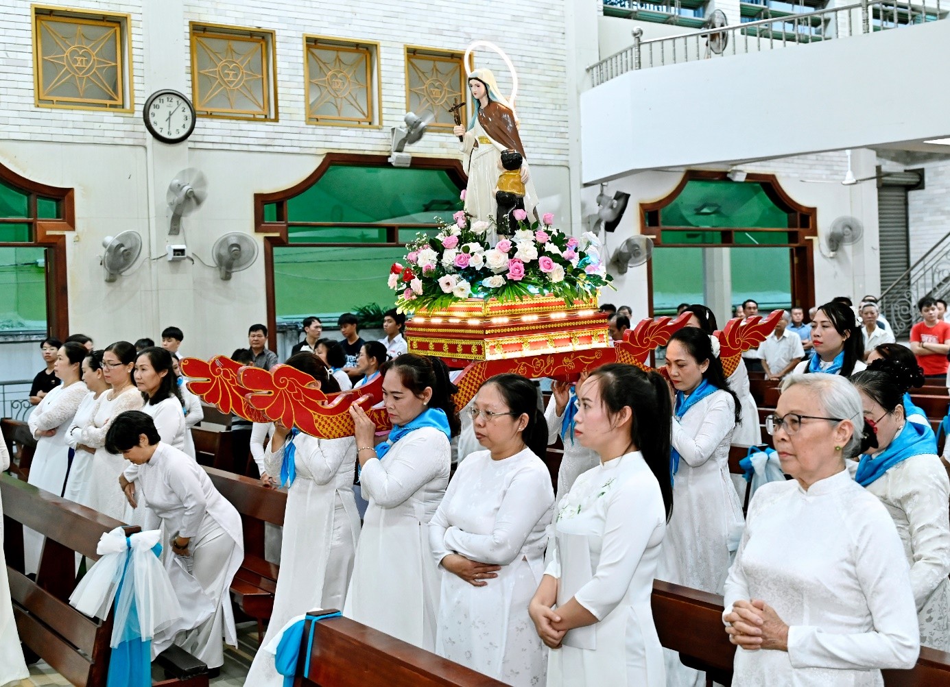 Thánh lễ kính Thánh Mônica, mừng bổn mạng Hội Các Bà Mẹ Công Giáo giáo xứ Tân Phú Hòa