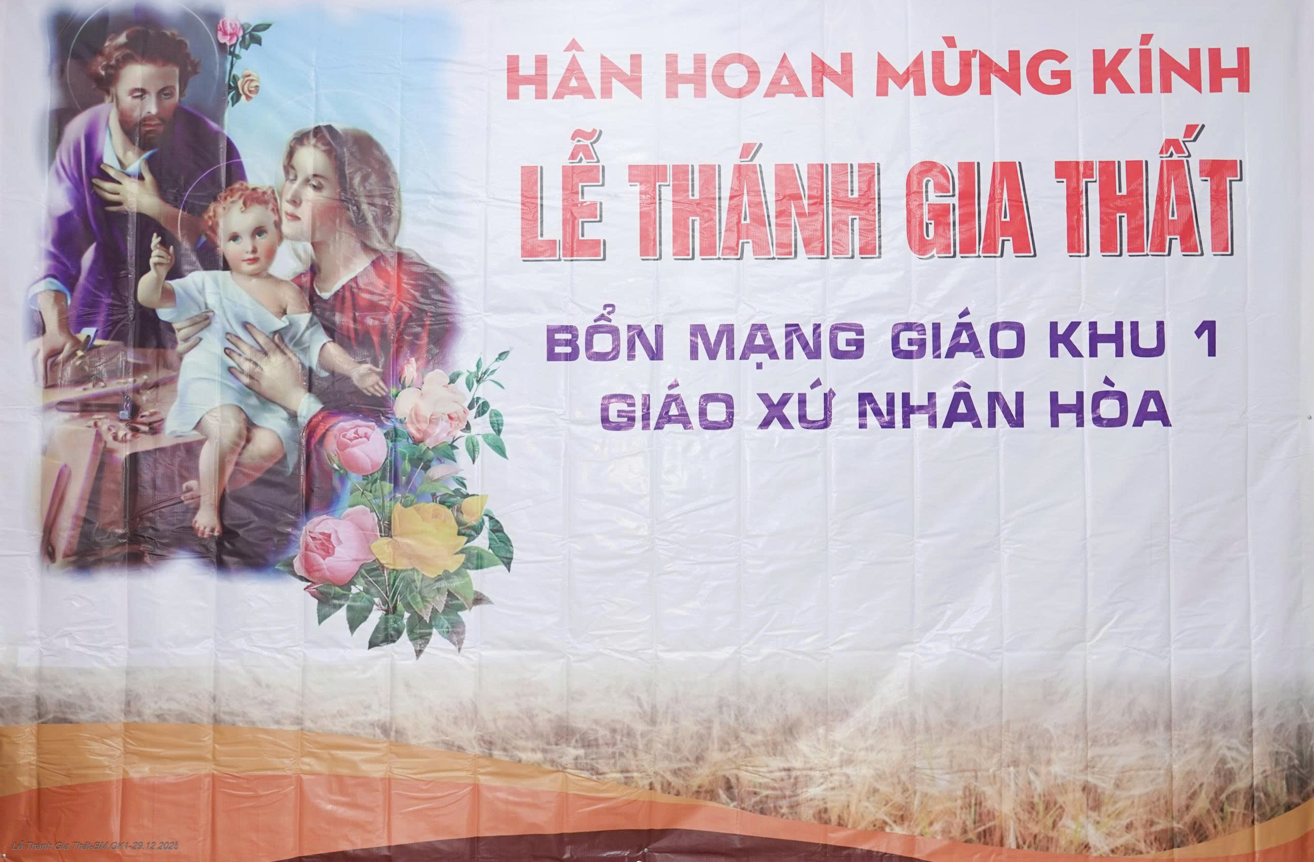 Giáo xứ Nhân Hòa: Thánh lễ Thánh Gia Thất, bổn mạng Giáo khu I