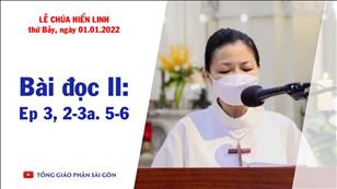 CN lễ Hiển Linh - Bài đọc II: Ep 3, 2-3a. 5-6