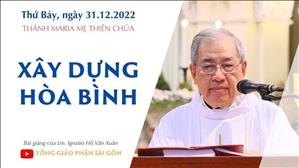 Thánh Maria, Mẹ Thiên Chúa - Xây dựng hòa bình