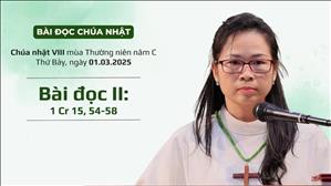 Bài đọc II: 1 Cr 15, 54-58 - CN VIII TN năm C