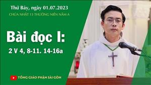 Bài đọc I: 2 V 4, 8-11. 14-16a - CN 13 TN năm A