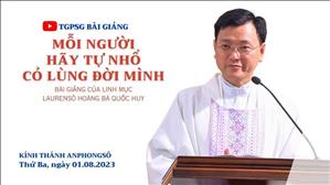 Mỗi người hãy tự nhổ cỏ lùng đời mình - Lm Laurensô Hoàng Bá Quốc Huy | Thứ Ba tuần 17 TN