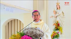 Xây dựng đền thờ thiêng liêng - Bài giảng của: Đức Tổng Giám mục Giuse Nguyễn Năng trong thánh lễ Cung hiến Nguyện đường và Bàn thờ Hội dòng Mến Thánh Giá Tân Lập