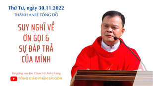 Suy nghĩ về Ơn gọi và sự đáp trả của mình - Lm. Giuse Vũ Anh Hoàng, MI | Thánh Anrê, Tông đồ