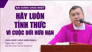 Hãy luôn tỉnh thức vì cuộc đời hữu hạn - Lm GB Phương Đình Toại, MI | CN I MV năm A