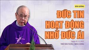 Đức tin hoạt động nhờ đức ái - Lm Rôcô Nguyễn Duy | Thứ Hai tuần I mùa Vọng