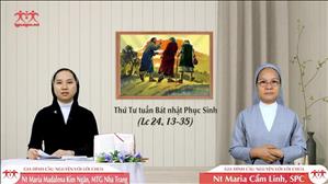 Mời ông ở lại với chúng tôi - Thứ Tư tuần Bát nhật Phục sinh (Lc 24, 13-35)