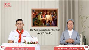 Anh em là chứng nhân - Thứ Năm tuần Bát nhật Phục sinh (Lc 24, 35-48)