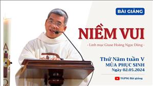 Niềm vui - Lm Giuse Hoàng Ngọc Dũng | Thứ Năm tuần V PS