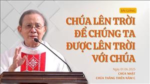 Chúa lên trời để chúng ta được lên trời với Chúa - Lm Giuse Vũ Hữu Hiền
