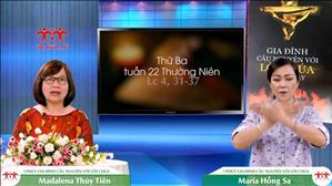 3 phút Gia đình cầu nguyện với Lời Chúa: Thứ Ba tuần 22 Thường Niên (Lc 4, 31-37)