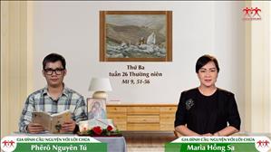 Gia đình cầu nguyện với Lời Chúa: Thứ Ba tuần 26 Thường niên (Mt 9, 51-56)