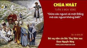 TGP Sài Gòn - Suy niệm Tin mừng ngày 13-12-2020: Chúa nhật 3 mùa Vọng năm B - ĐTGM Giuse Nguyễn Năng