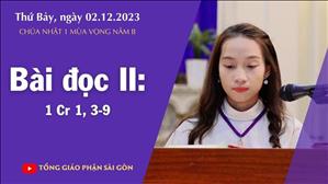Bài đọc II: 1 Cr 1, 3-9 - CN 1 MV năm B