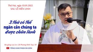 TGPSG Bài giảng: Thứ Hai sau lễ Hiển Linh lúc 5:30 ngày 3-1-2022 tại Nhà thờ Chính tòa Đức Bà