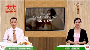 Gia đình cầu nguyện với Lời Chúa: Thứ Hai tuần 4 Thường niên (Mc 5, 1-20)