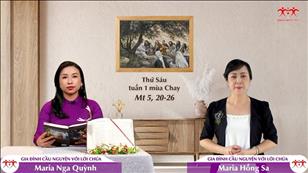 Gia đình cầu nguyện với Lời Chúa ngày 11-3-2022: Thứ Sáu tuần 1 mùa Chay (Mt 5, 20-26)