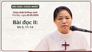 Bài đọc II: Kh 5, 11-14 - CN III PS năm C