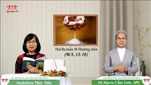 Muối cho đời - Thứ Ba tuần 10 mùa Thường niên (Mt 5, 13-16)
