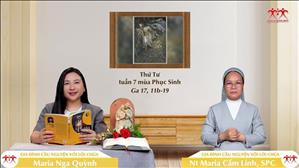 Lãnh Nhận Sứ Vụ - Thứ Tư tuần VII Phục sinh (Ga 17, 11b-19)